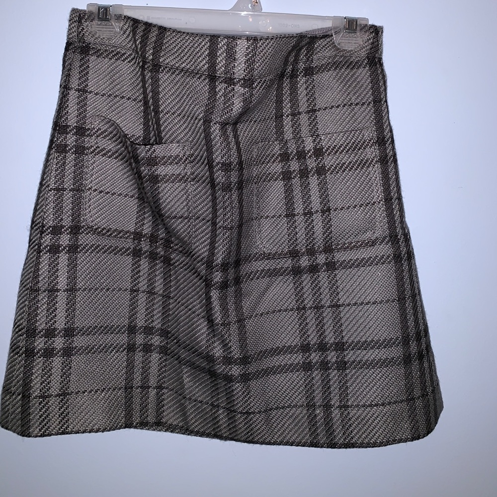J. Crew factory plaid mini skirt